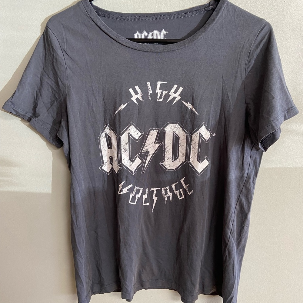 AC/DC High Voltage Dark Grey T-shirt size L